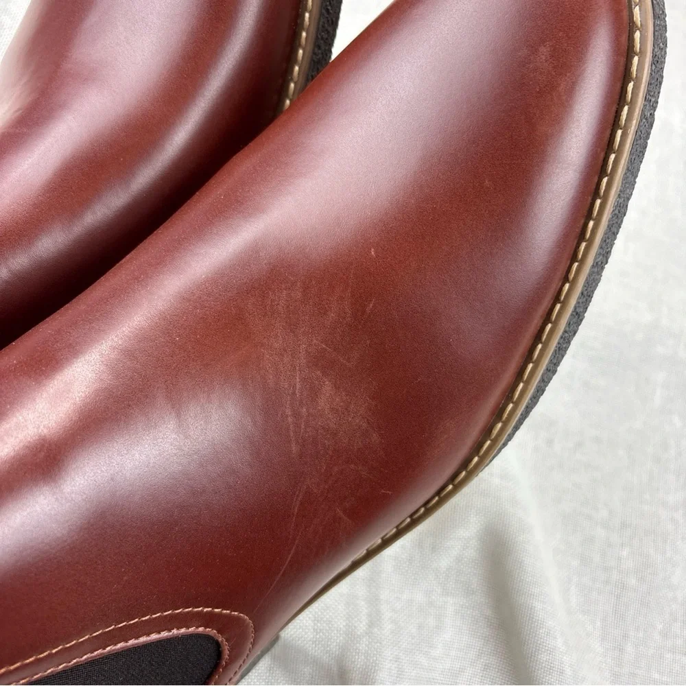 Deer Stags Men's Brown Leather Shoes Size 13M